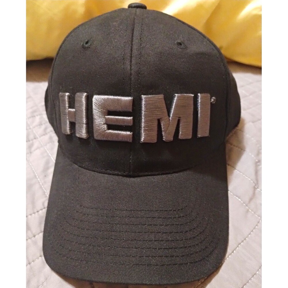 Dodge HEMI Black Baseball Cap Hat 3D Embroidered Mopar RAM Charger Challenger